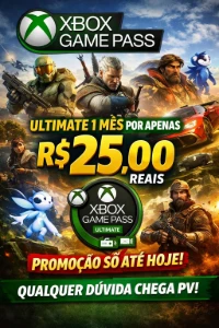 Xbox Game Pass Ultimate 1 Mês Promoção PC & CONSOLES🟢 - Assinaturas e Premium