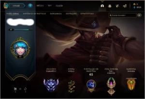 Conta diamante 2 League Of Legends LOL