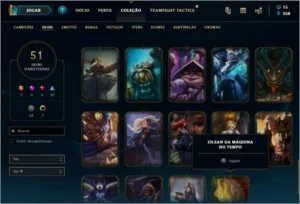 Conta de lol Diamante. 51 skins de qualidade - League of Legends