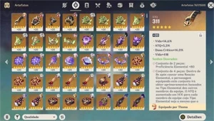 [AR60] Conta ENDGAME com 25 T5,9 armas T5 e muito mais!!! - Genshin Impact