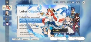 Conta Genshin Impact - AR55 COM 6 5 ESTRELAS!!