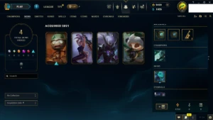 Conta Lol Unranked 2420 RP - League of Legends