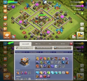 Cv11 Semi Full Bem Upado Th11 Barato - Clash of Clans