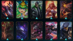 Vendo Conta do League of legends 136 heróis/ 120 skins LOL