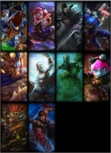CONTA NO LOL GOLD 3 - League of Legends