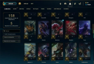 Conta prata 4 com 60 Champs e 25 Skins - League of Legends LOL