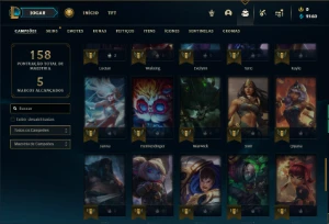 Conta prata 4 com 60 Champs e 25 Skins - League of Legends LOL