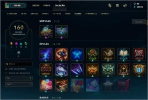 Conta LOL Diamond - All champions - Varias Skins Vitoriosa - League of Legends