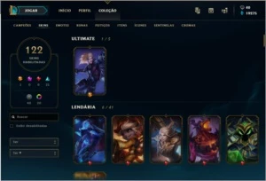 Conta LOL Diamond - All champions - Varias Skins Vitoriosa - League of Legends