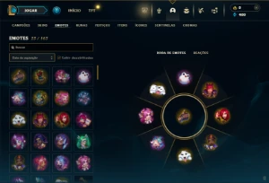 Prata 4 com 30 Champs e 9 Skins - League of Legends LOL