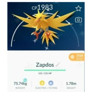 Zapdos - Pokemon go - Pokémon