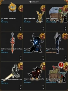 Conta Aqw C/ Donated/Forge Archeron/ Full Hard Farme/Member - Adventure Quest World