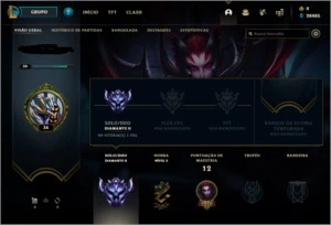 Vendo conta d2 68% win rate - League of Legends LOL