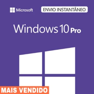 Windows 10 Pro Chave de Ativação Vitalícia 25 Dígitos - Softwares and Licenses