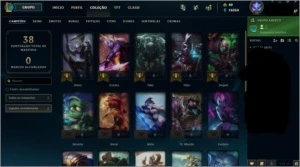 VENDO CONTA DE LOL UNRANKED NA MD10 COM SKINS NUNCA TEVE ELO - League of Legends