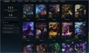 Conta lol mestre upada na mão - League of Legends