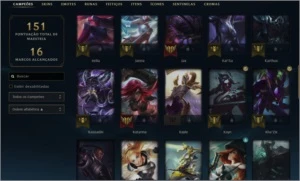 Conta lol mestre upada na mão - League of Legends