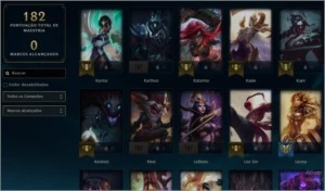 Vendo Conta do League of Legends Unranked com 48 skins LOL