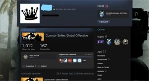Conta CS:GO com 1000 a 1500 horas ✅ + E-mail - Counter Strike