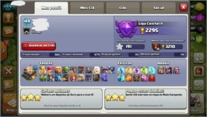 Clash of Clans cv 10 full troca de nome barato