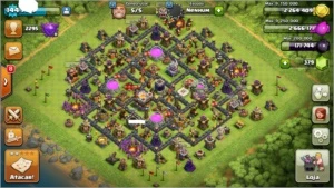 Clash of Clans cv 10 full troca de nome barato