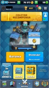 Conta lvl 12 com todas cartas do jogo e 3 anos de jogo. - Clash Royale