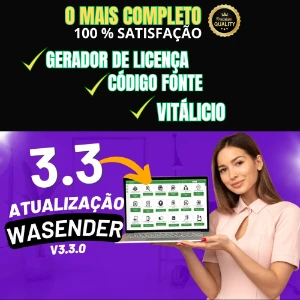 WA SENDER 3.3 SUPER COMPLETO + WA SENDER 3.4 ULITMA VERSÃO - Others