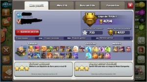 CONTA CLASH OF CLANS CV 11 TOTALMENTE MAXIMIZADA