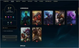 CONTA LEAGUE OF LEGENDS DESDE 2013 - All champs - GOLD 3 LOL