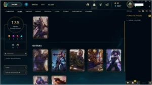 Conta raríssima, antes do Server br - League of Legends LOL