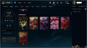 Conta raríssima, antes do Server br - League of Legends LOL