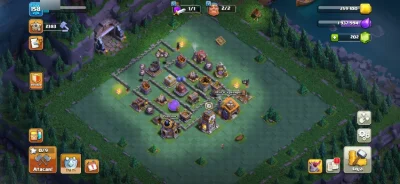 Conta CV 13 nível 158 com vários obstáculos raros - Clash of Clans