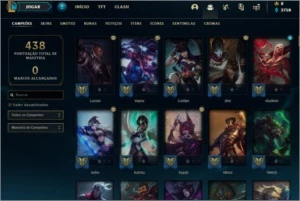 CONTA DE LOL BARATA COM MUITAS SKINS PARA VENDA RAPIDA - League of Legends