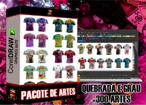 Pacote de artes quebrada e grau - Serviços Digitais