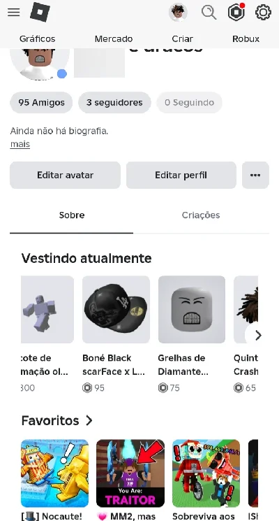 Conta Roblox Streetwear |  COM JOGO DE 4.3K VISITAS