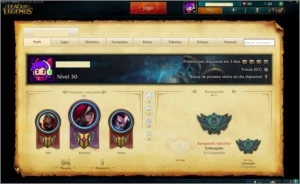 CONTA DE LOL UNRANKED+38 CAMPEÕES+14 SKINS/LENDÁRIA - League of Legends