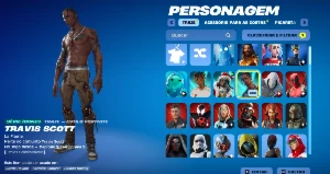 Conta Fortnite Rara +180 Skins (Pacote Travis) STW Fundador
