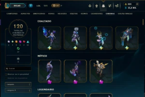 Conta LoL Ahri 60k + Valorant - League of Legends