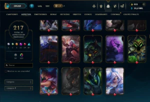 Conta LoL Ahri 60k + Valorant - League of Legends