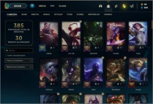 Conta Prata 2 com 3 Miticas e Twitch Medieval - League of Legends LOL