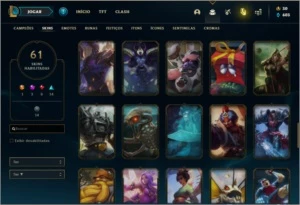 Conta Prata 2 com 3 Miticas e Twitch Medieval - League of Legends LOL