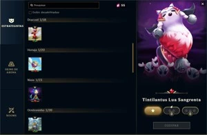 Conta LoL, platina 4, 118 skins, lvl 450. - League of Legends
