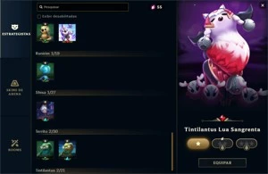 Conta LoL, platina 4, 118 skins, lvl 450. - League of Legends