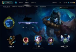 CONTA DIAMANTE 5 CRIADA NA SEASON 2 - League of Legends LOL