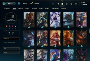 Conta Main jg LV 255/115 Skins - League of Legends LOL