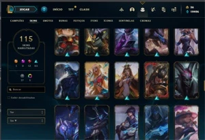 Conta Main jg LV 255/115 Skins - League of Legends LOL