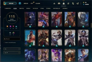 Conta Main jg LV 255/115 Skins - League of Legends LOL