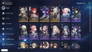 Seele, Jing Y, Himeko, A. Bailu +6.4k de jades - Honkai Star - Outros