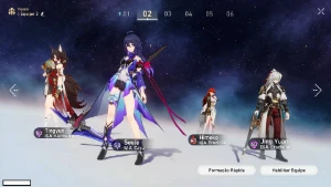 Seele, Jing Y, Himeko, A. Bailu +6.4k de jades - Honkai Star - Outros