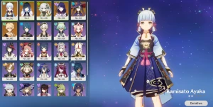 AR 40 (NA) - Raiden, Nahida, Ayaka, Yelan e Mona - Genshin Impact